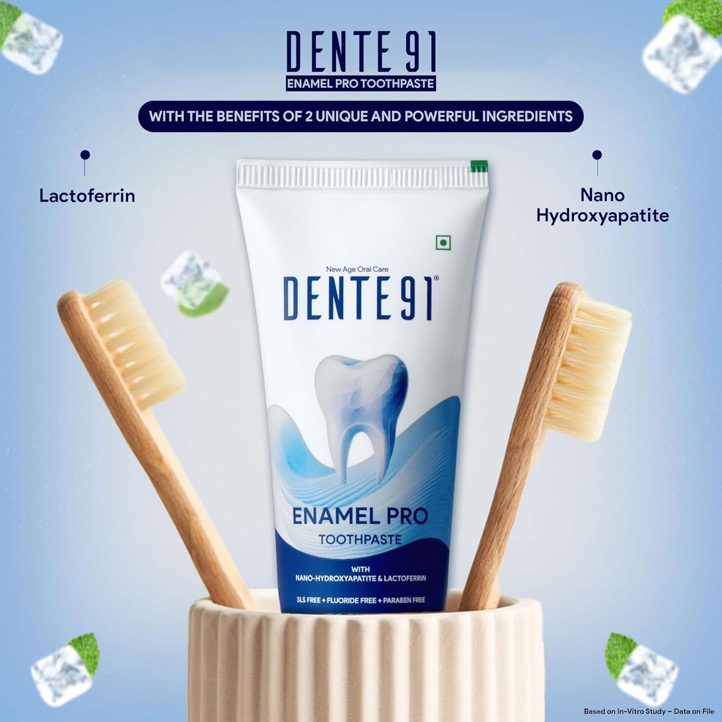Dente91 Enamel Pro Toothpaste 3-Pack, Sensitivity Relief, Cavity Repair