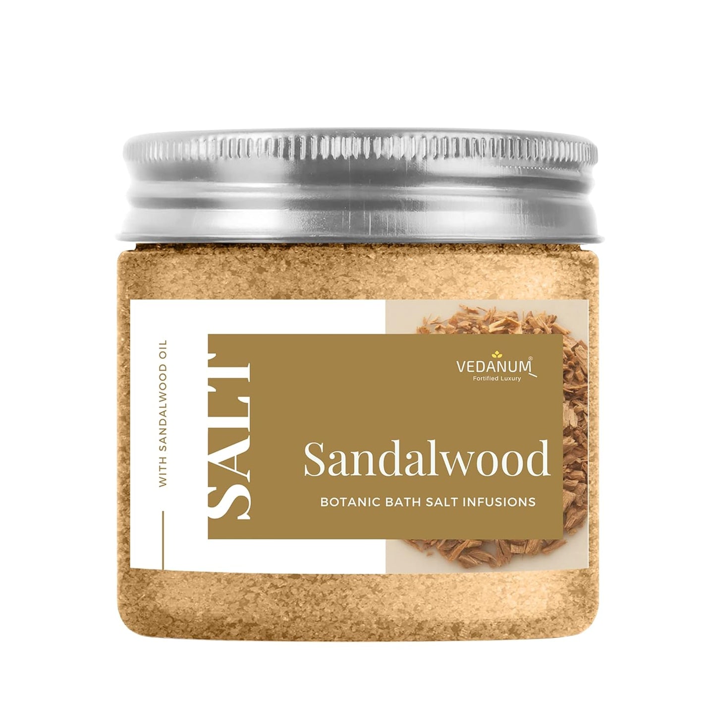 Vedanum Rose Geranium Bath Salt 200g for Relaxation & Skin Care