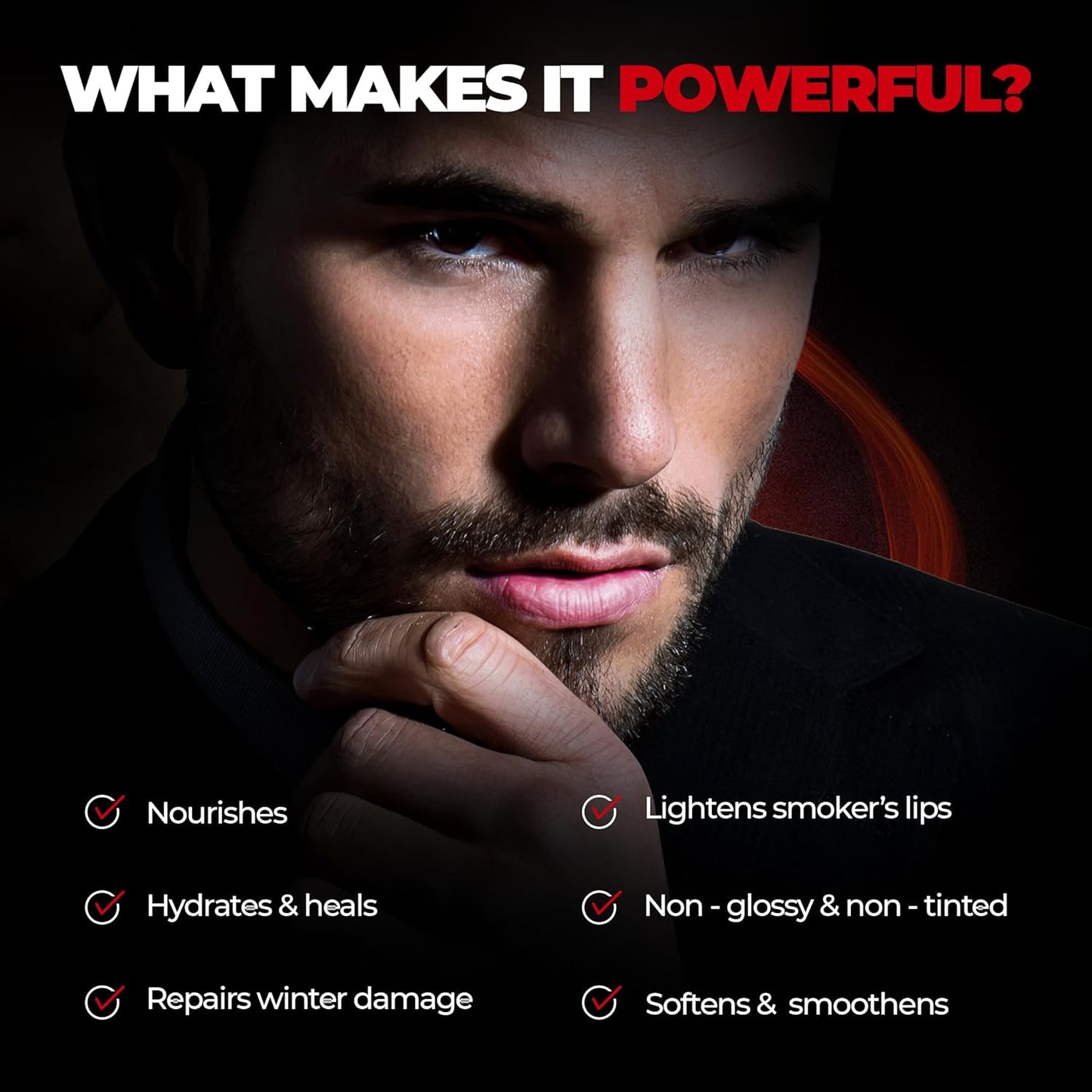 Beardo Lip Lightener for Men 7g Non-Tinted Balm for Dark, Dry Lips