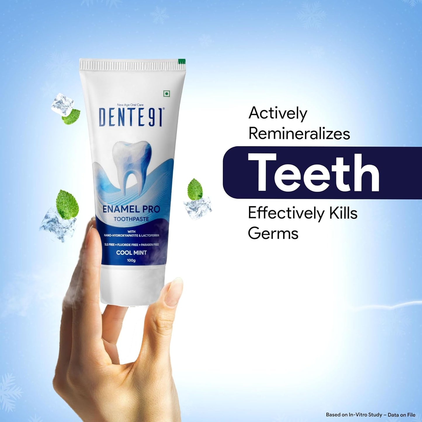 Dente91 Enamel Pro Toothpaste 3-Pack, Sensitivity Relief, Cavity Repair