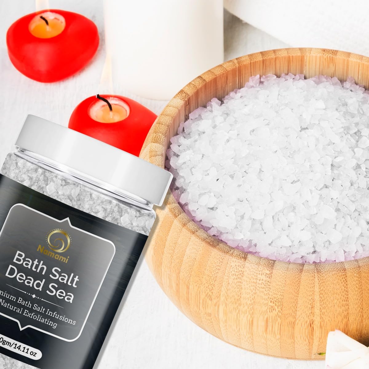 Lavender Bath Salt 500g Soothing Aromatherapy Muscle Relief