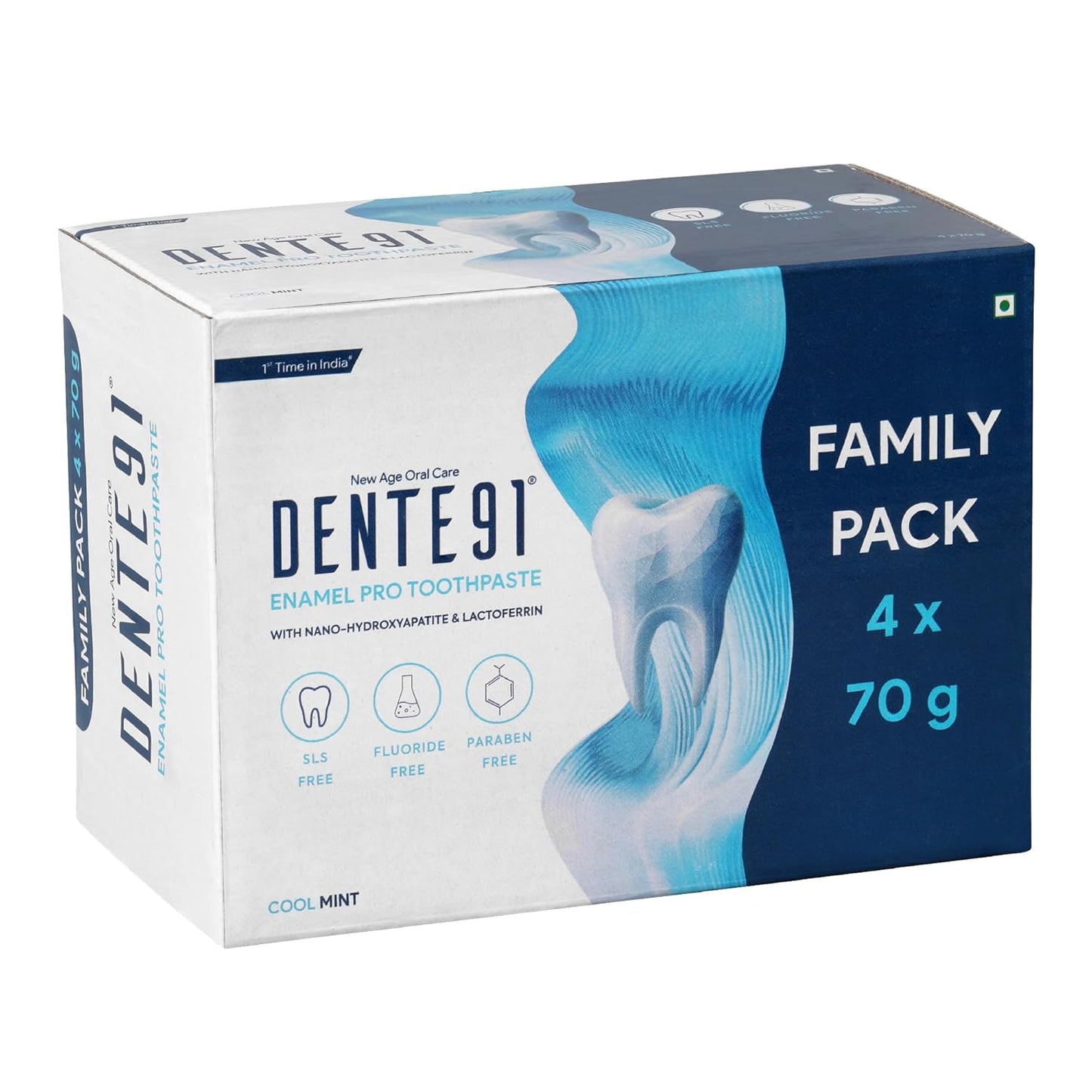 Dente91 Enamel Pro Toothpaste 3-Pack, Sensitivity Relief, Cavity Repair