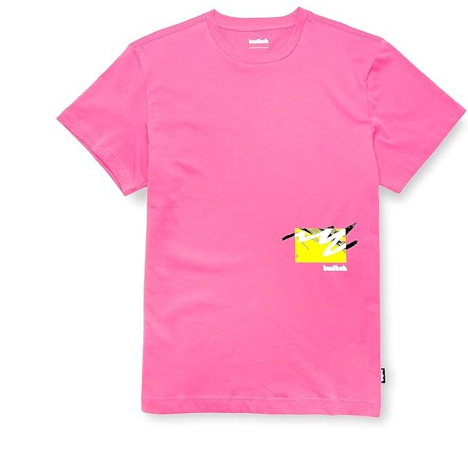 Twitch Graphic T-Shirt Unisex, Regular Fit, 100% Cotton, Pink, Size S