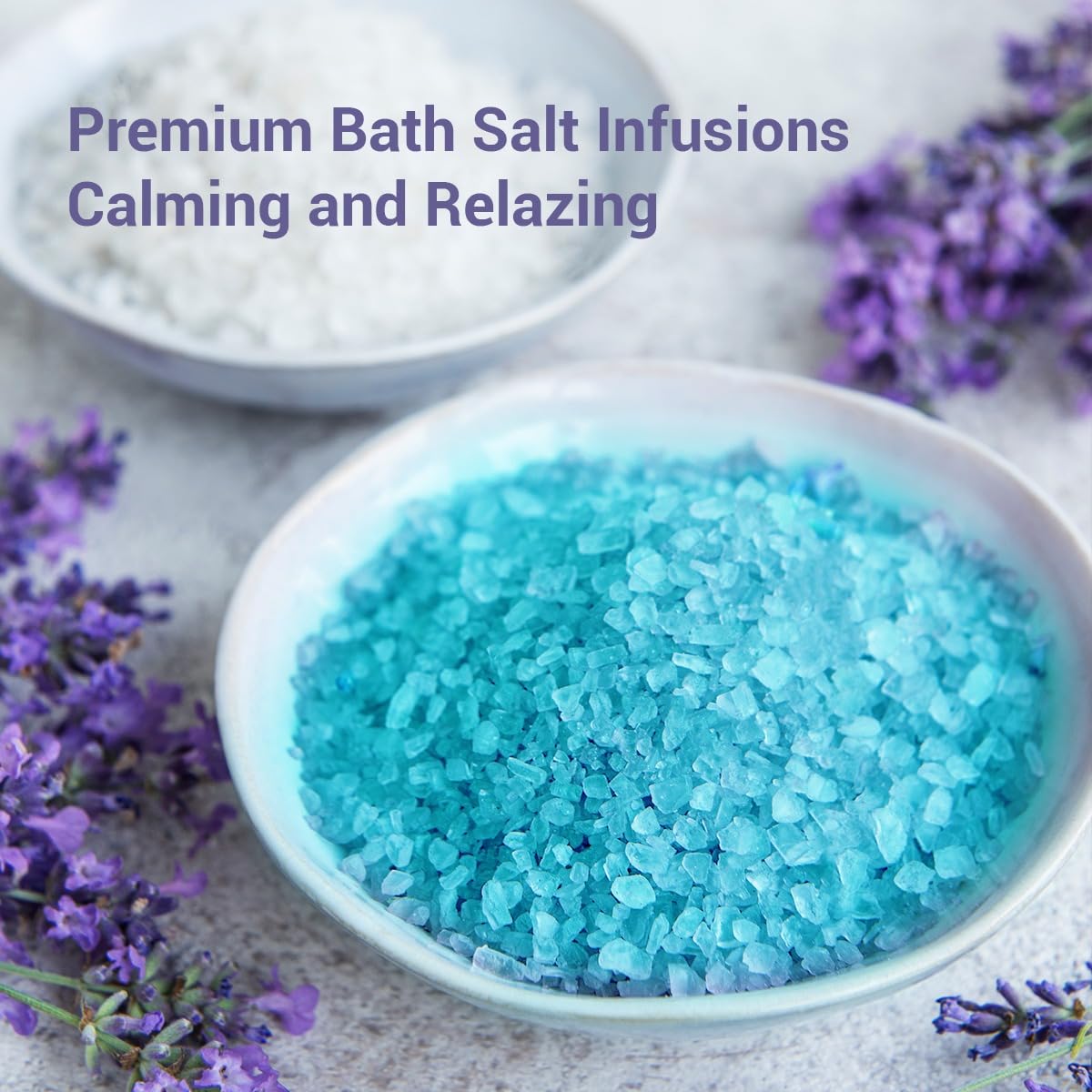 Lavender Bath Salt 500g Soothing Aromatherapy Muscle Relief