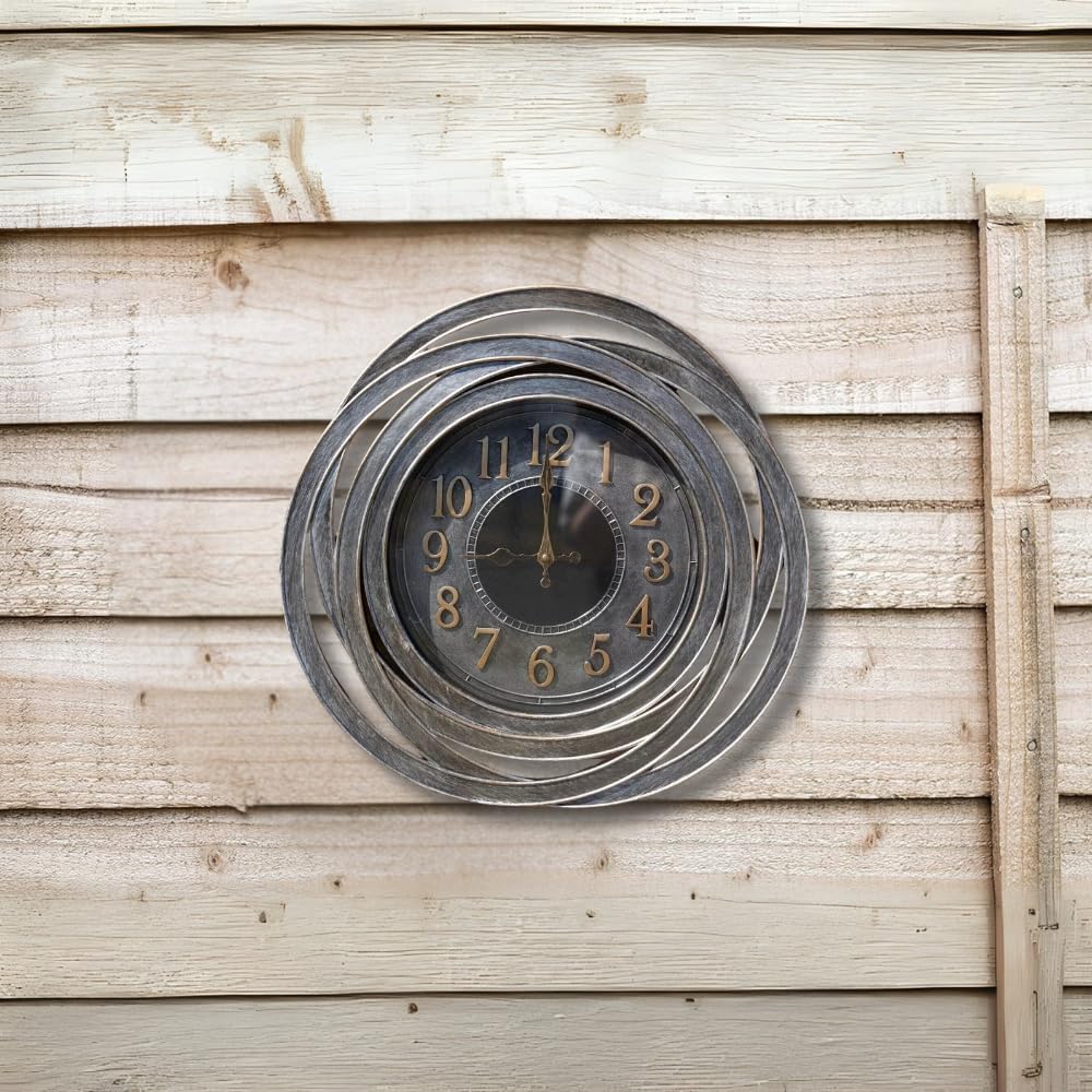 Ripley Wall Clock 20 Inch - Silver