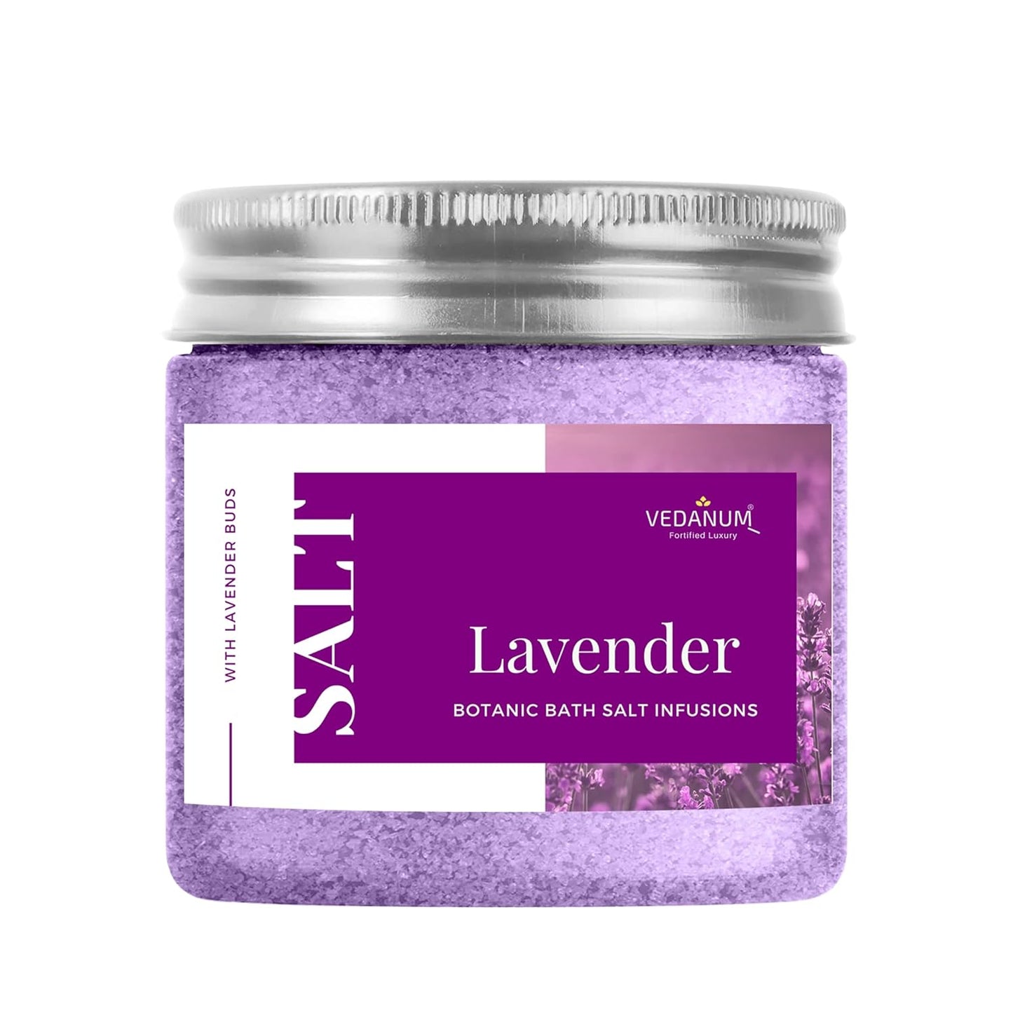 Vedanum Rose Geranium Bath Salt 200g for Relaxation & Skin Care