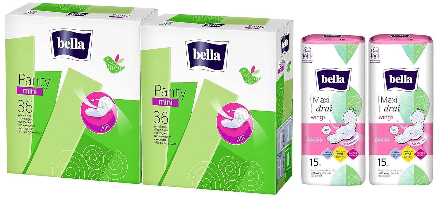 Bella Panty Soft Classic Liners, Pack of 60 Scent: unscented