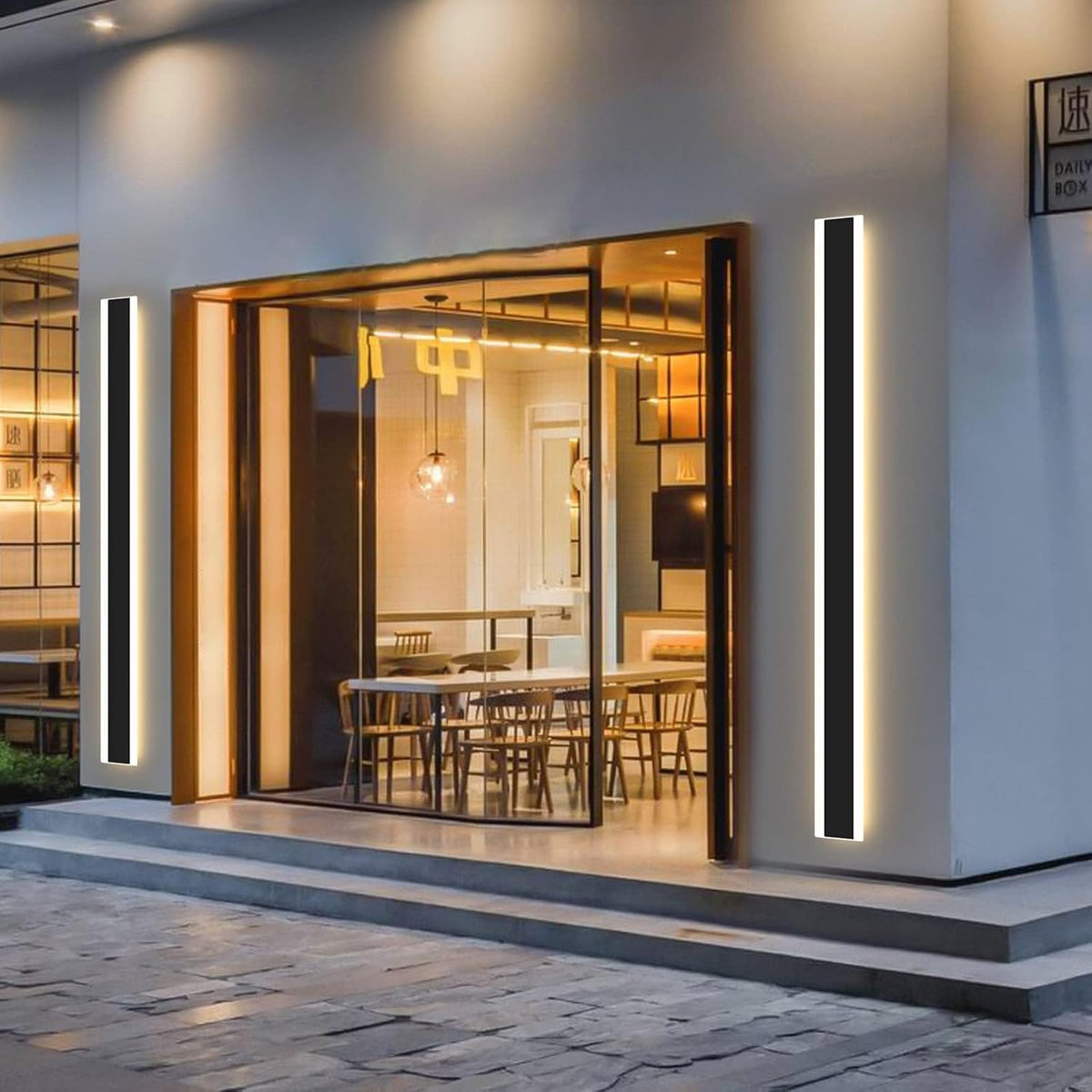 LED Outdoor Wall Light 80cm Modern Strip 31W IP65 3000K 4500K 6000K Mikeru