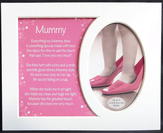 10 x 8 Sentiment Photo Mount Mummy Message