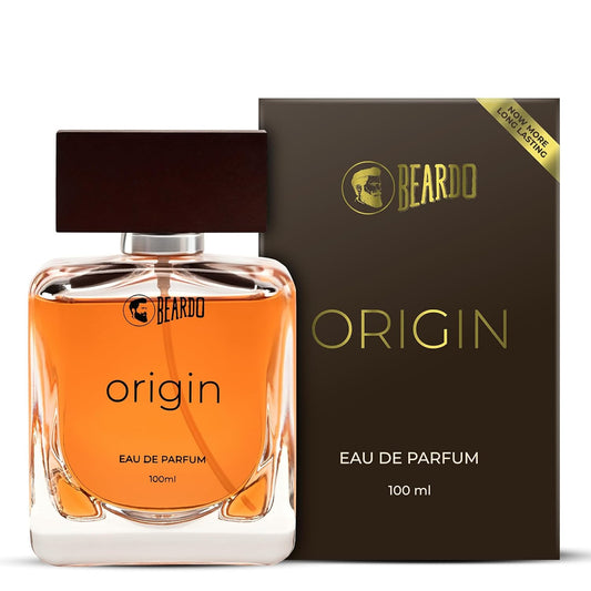 Beardo Origin Men's Perfume 100ml Aqua Musky Long-Lasting Fragrance