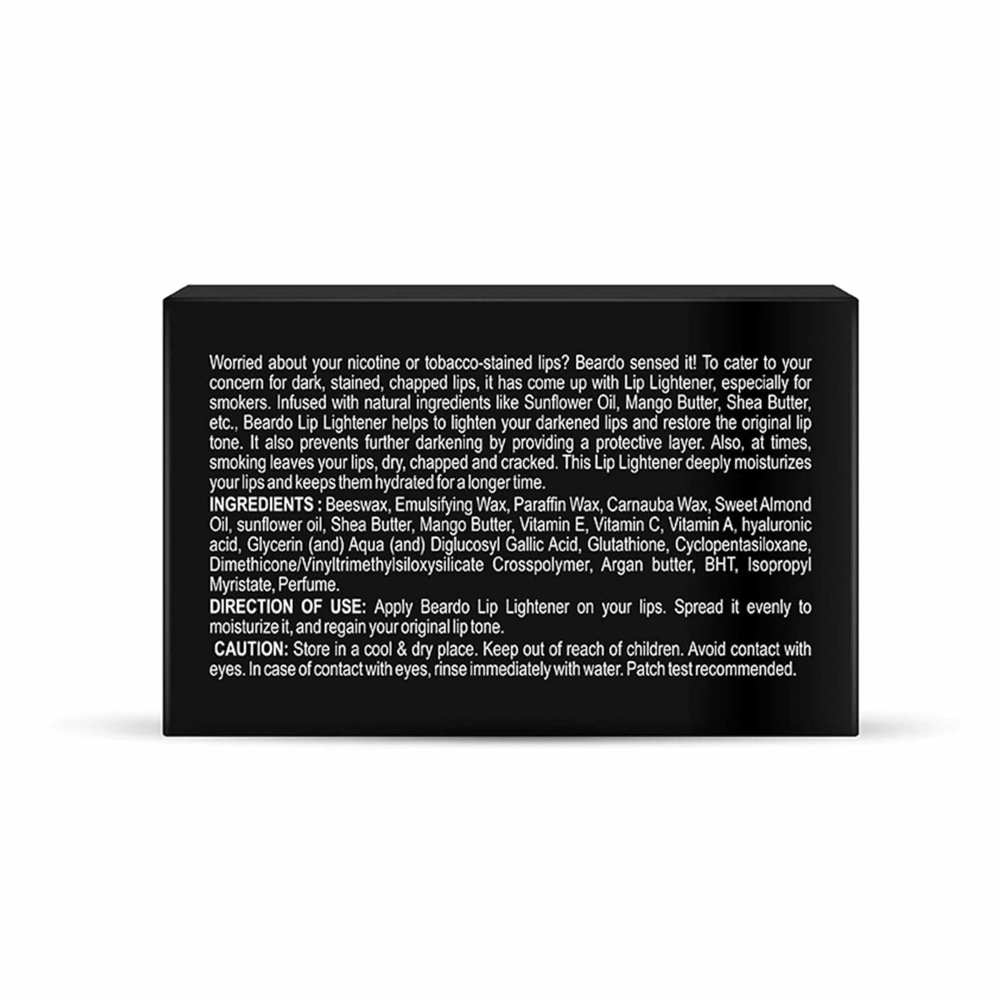 Beardo Lip Lightener for Men 7g Non-Tinted Balm for Dark, Dry Lips