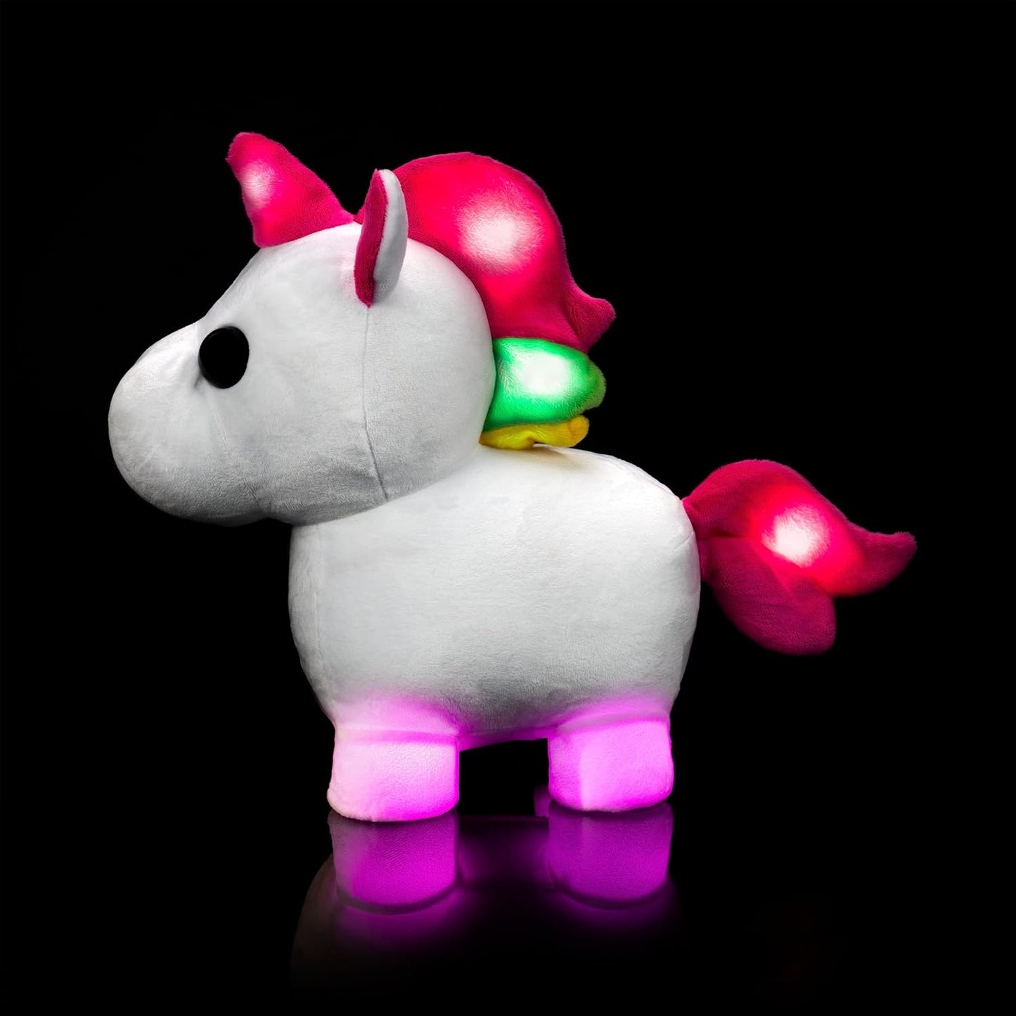 Adopt Me! Neon Unicorn Light-Up Plush