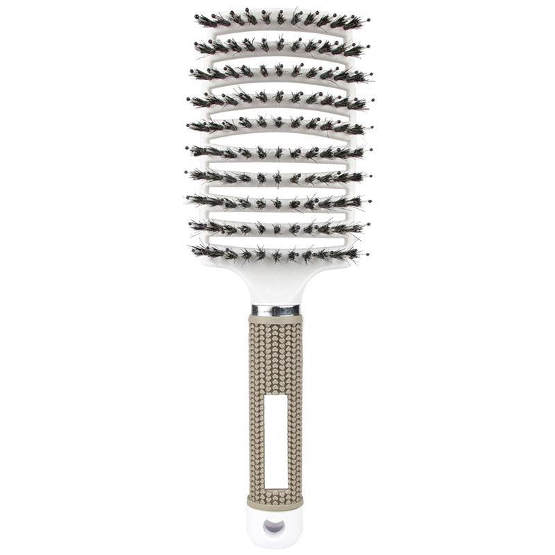 Detangling hair brush
