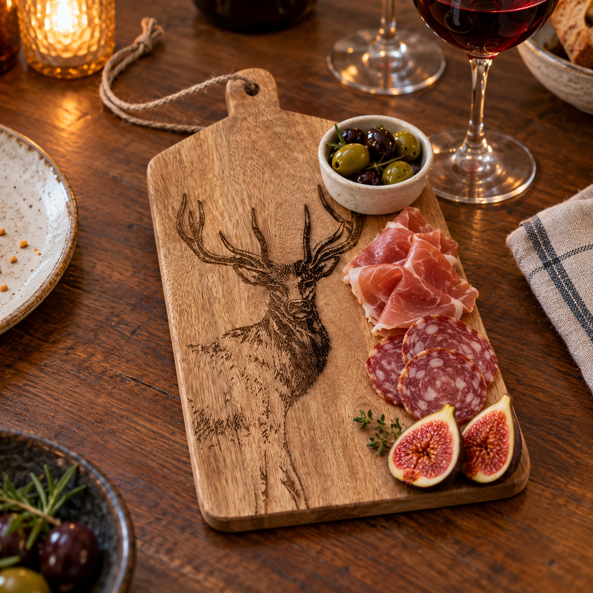 Mango Wood Cheese Board and Serving Platter