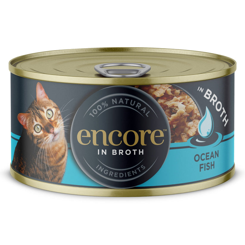 Encore Cat Tin Ocean Fish - 70g - Case of 16