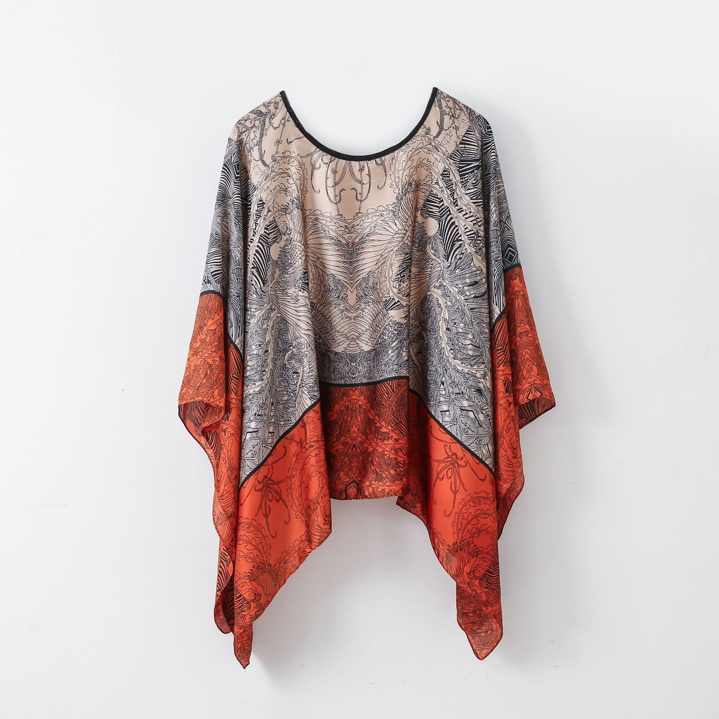 Pullover Shawl Outerwear Cover-up Multifunctional Scarf