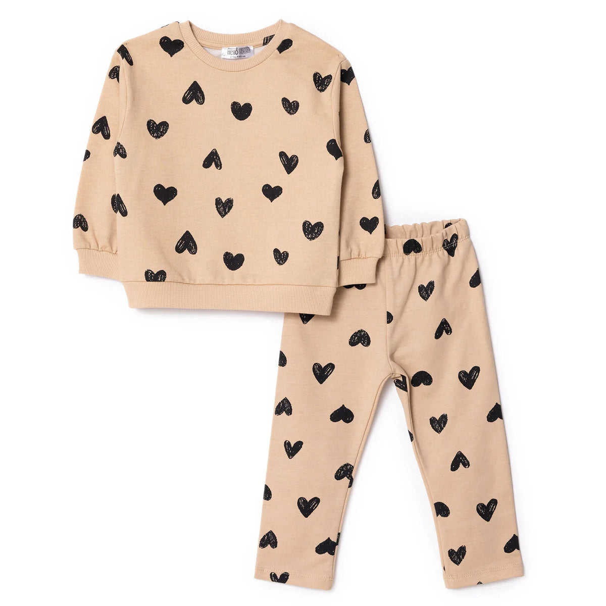 HelloBaby Brushed Baby Sweatshirt & Leggings Set (3-6 Months to 4-5 Years)
