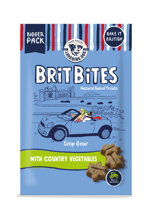 Laughing Dog Brit Bites Country Vegetables 175g - Case of 7