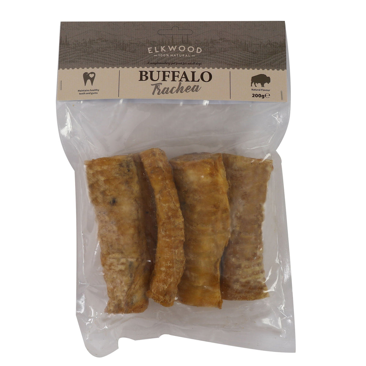 Elkwood Trachea Dog Treat 200g - Case of 15