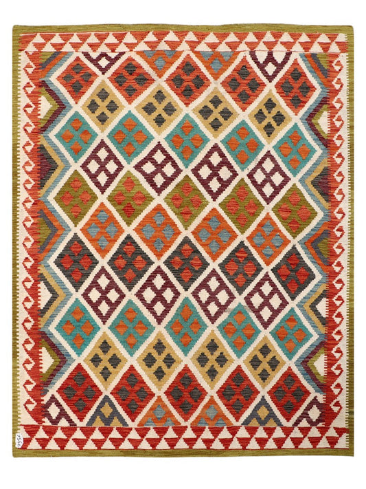 Maimana Afghanistan Kilim Rug - 195 x154 cm