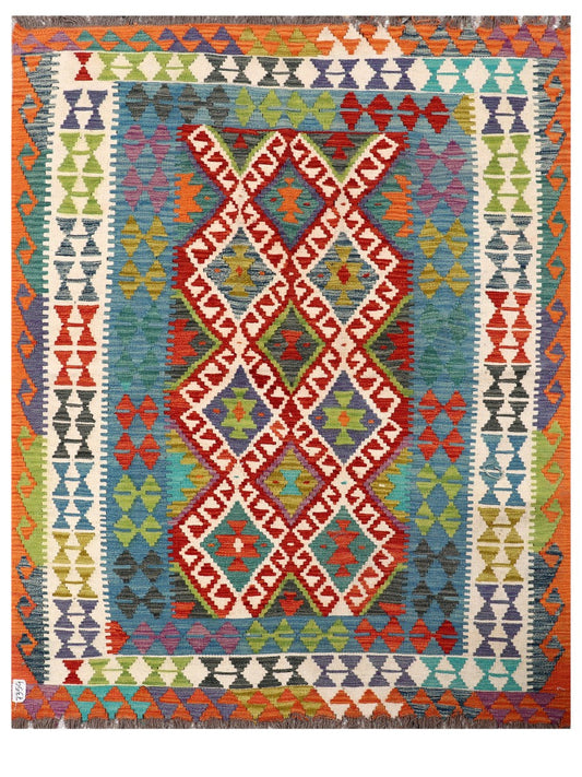 Maimana Afghanistan Kilim Rug - 200 x157 cm
