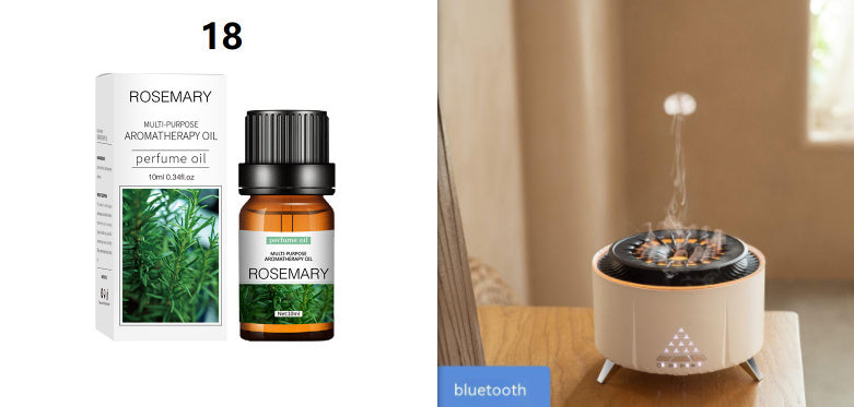 Ignistal White Noise Aroma Diffuser Desktop Humidifier with Flame Sleep & Relaxation