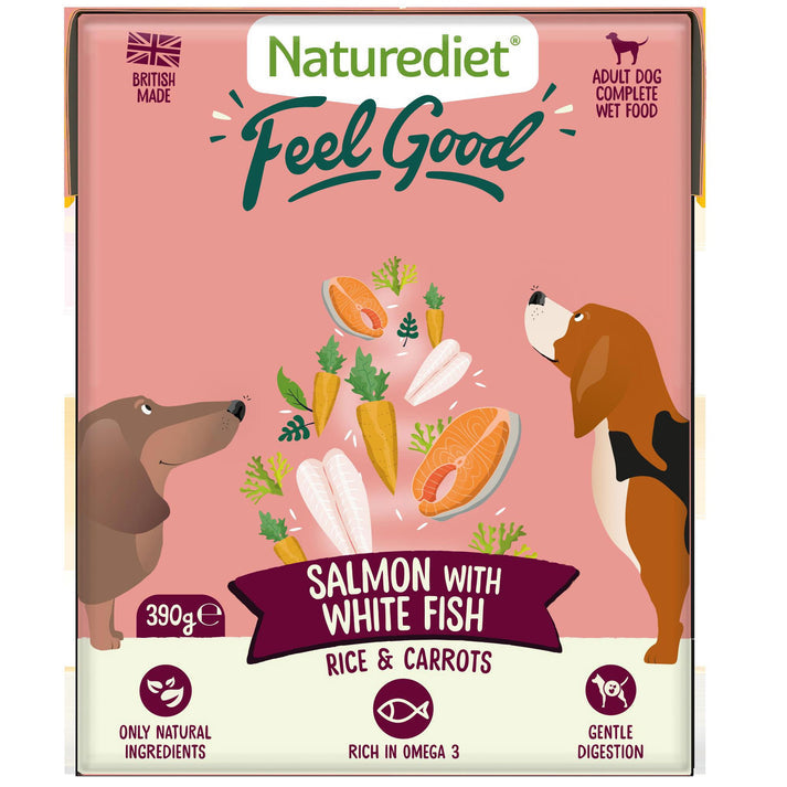 Naturediet Feel Good Salmon 390g - Case of 18