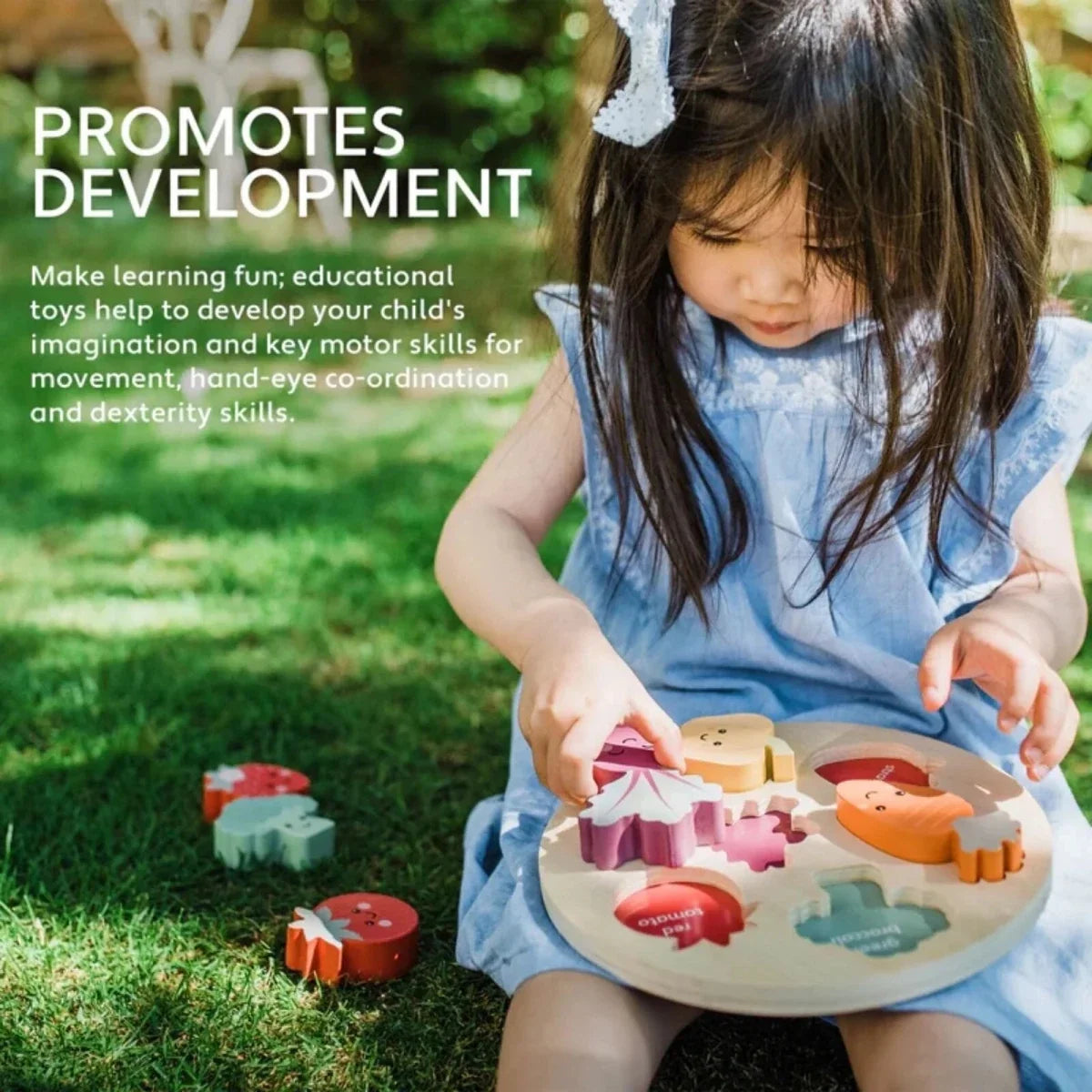 Orange Tree Toys Happy Veggies Puzzles