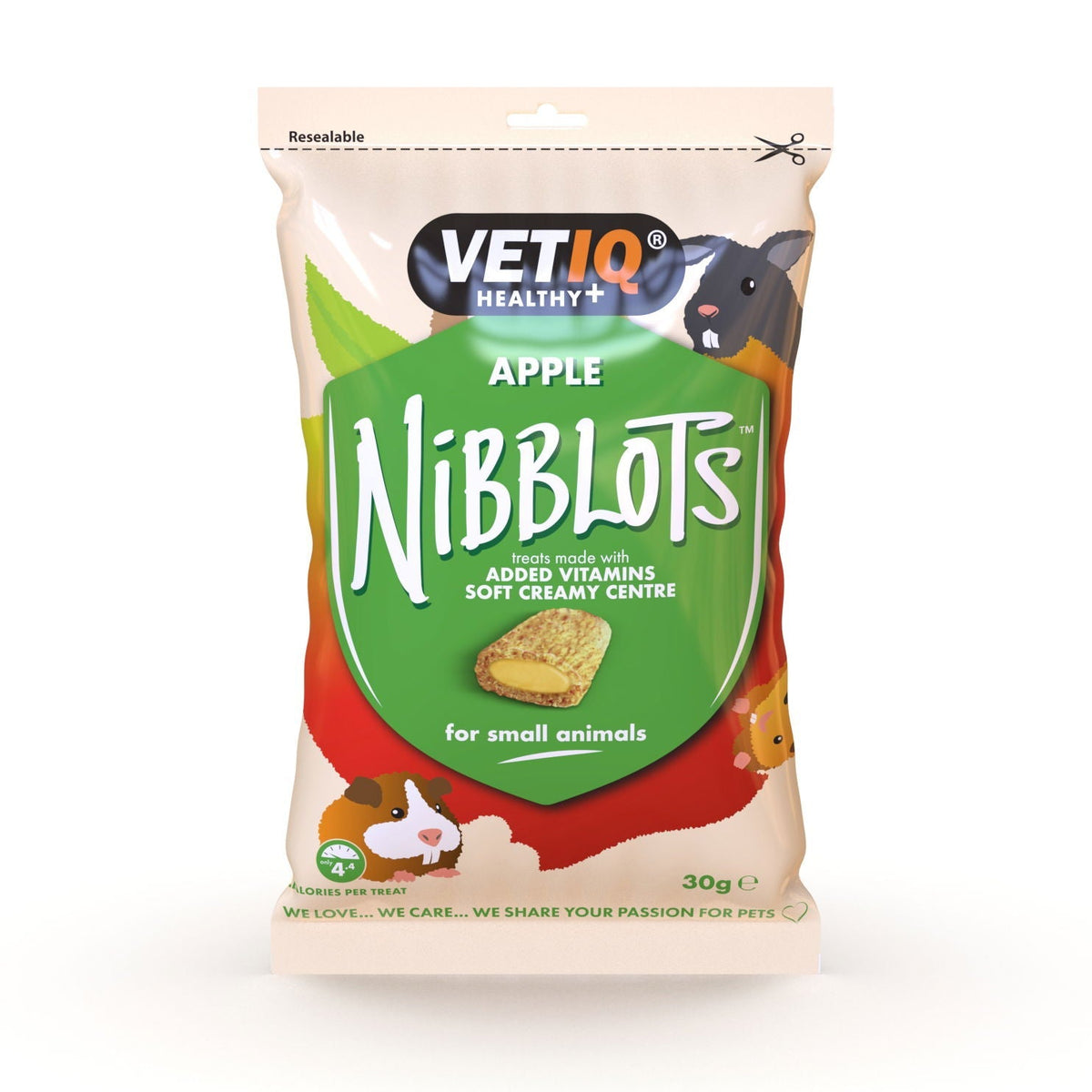 Nibblots for Small Animals Apple 30g - Case of 8