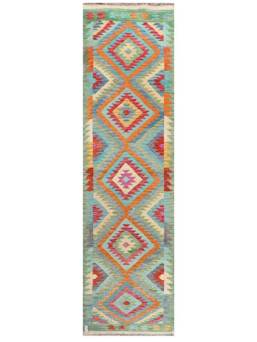 Maimana Afghanistan Kilim Runner - 313 x 87 cm