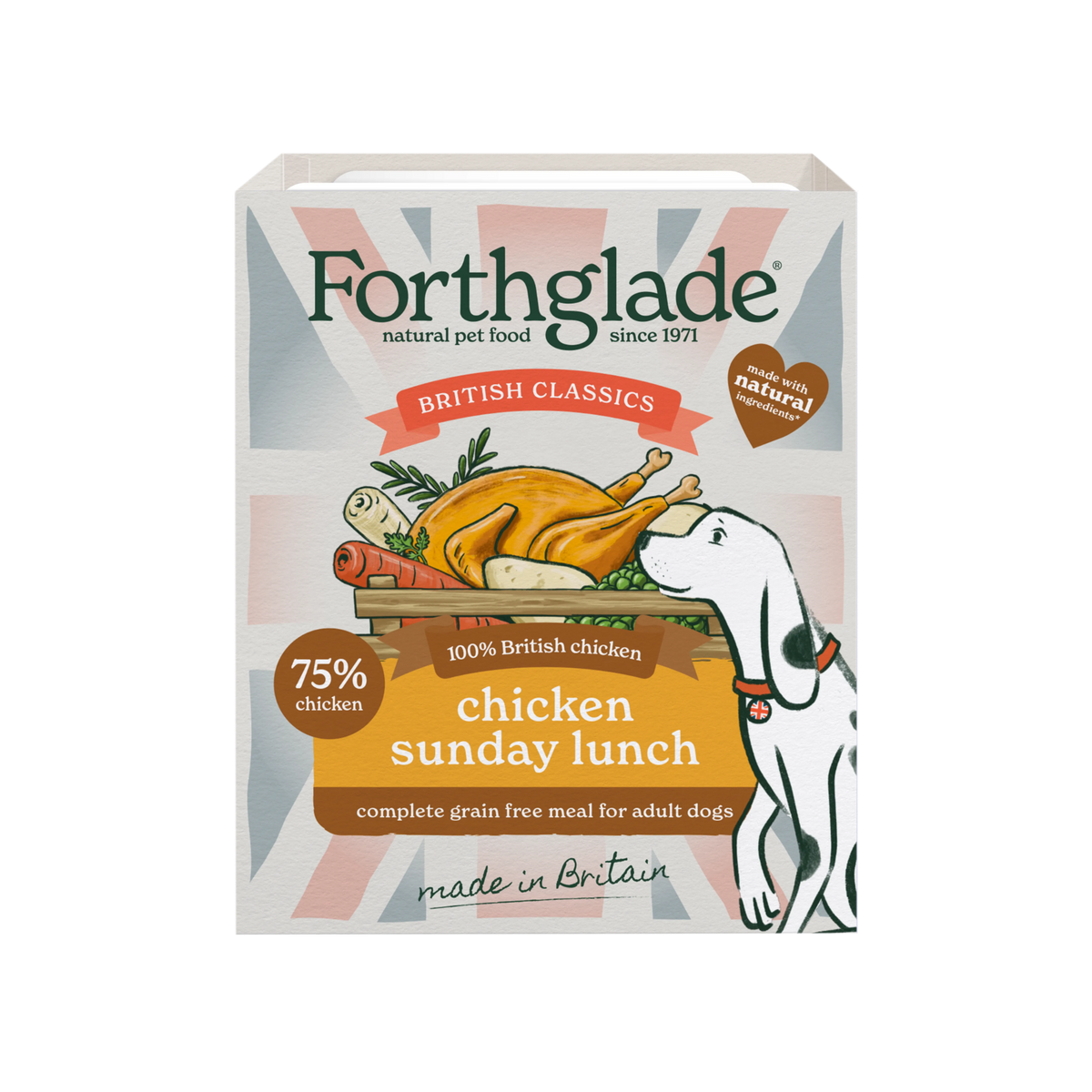 Forthglade Classics Chicken Sunday Lunch 395g - Case of 18