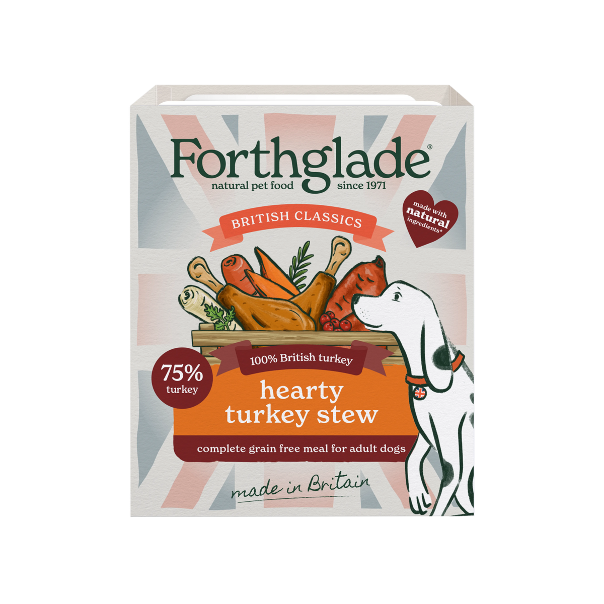 Forthglade Classics Hearty Turkey Stew 395g - Case of 18