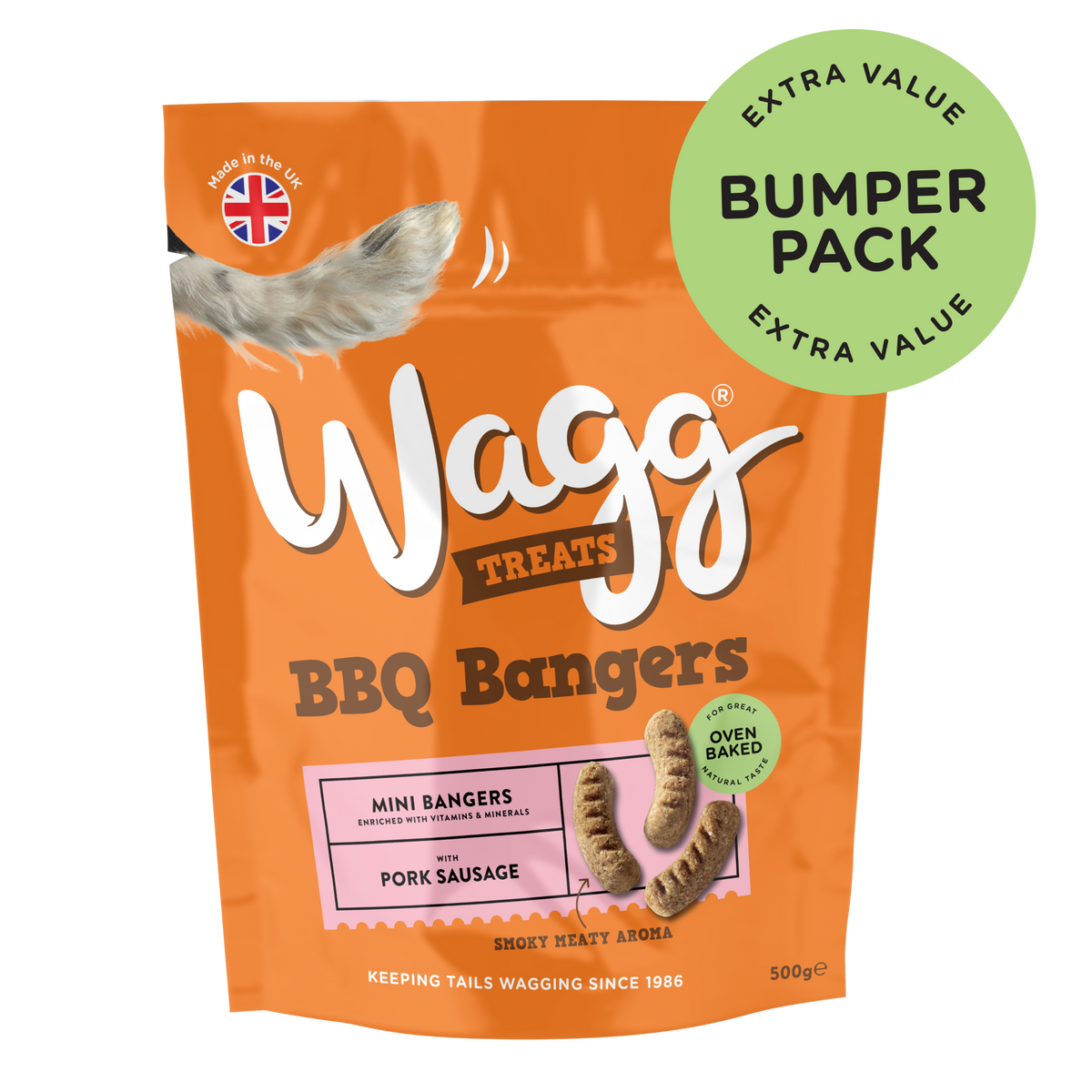 Wagg BBQ Bangers Bumper 500g - Case of 5