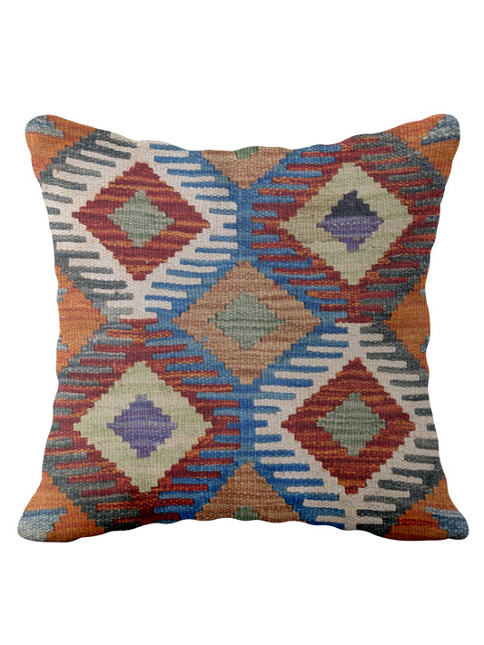 Afghan Kilim Cushion Cover - 45 x 45 cm