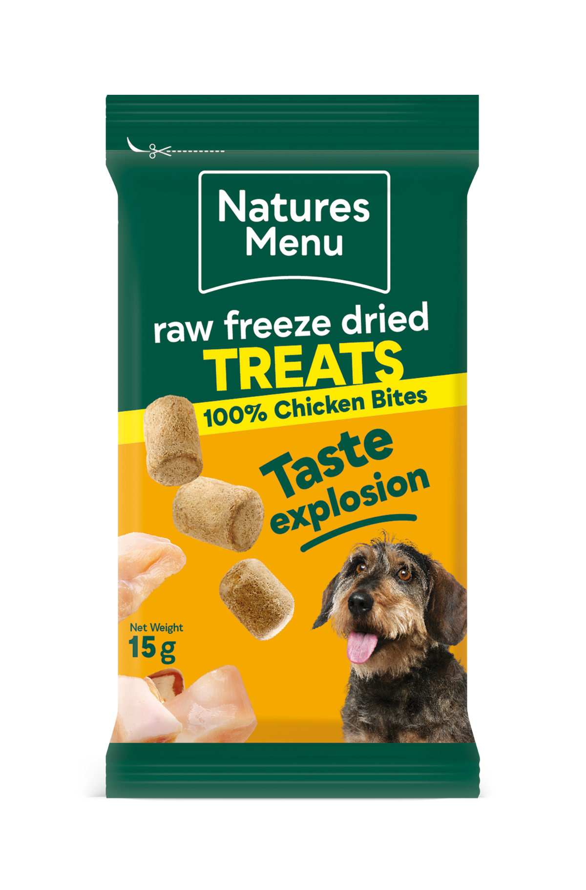Natures Menu Freeze Dried Bites Chicken 15g - Case of 20