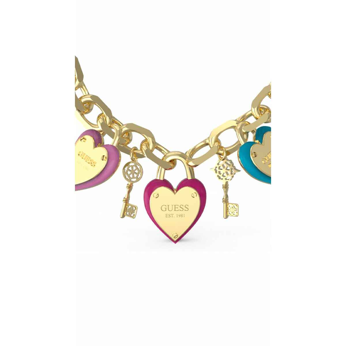 Ladies' Bracelet Guess JUBB04202JWYGMCS 22 cm