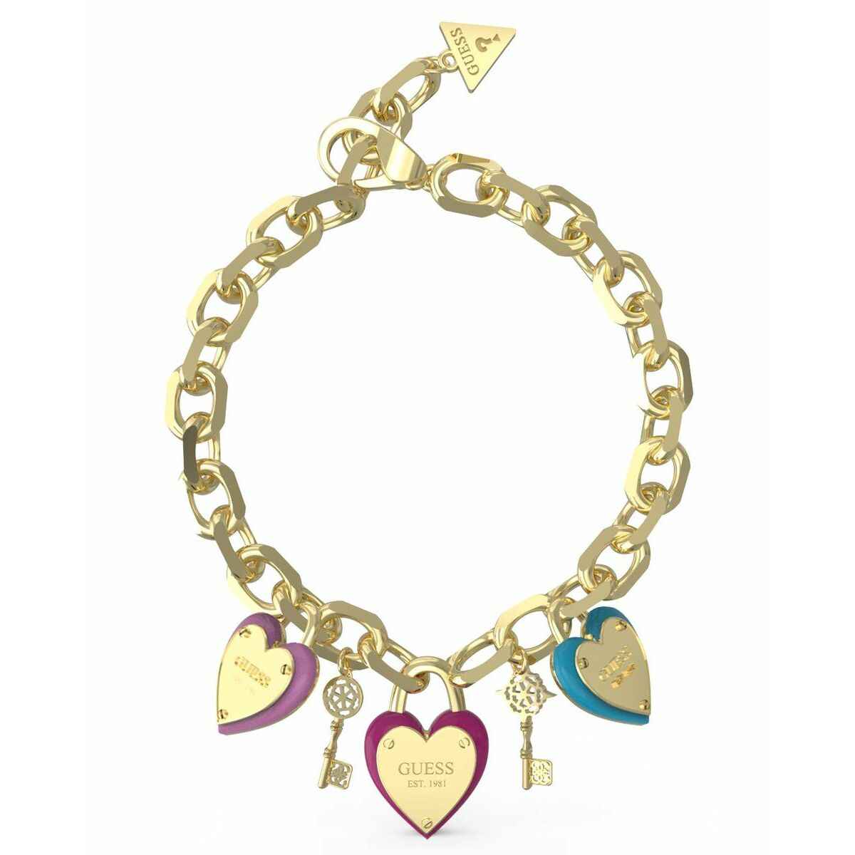 Ladies' Bracelet Guess JUBB04202JWYGMCS 22 cm