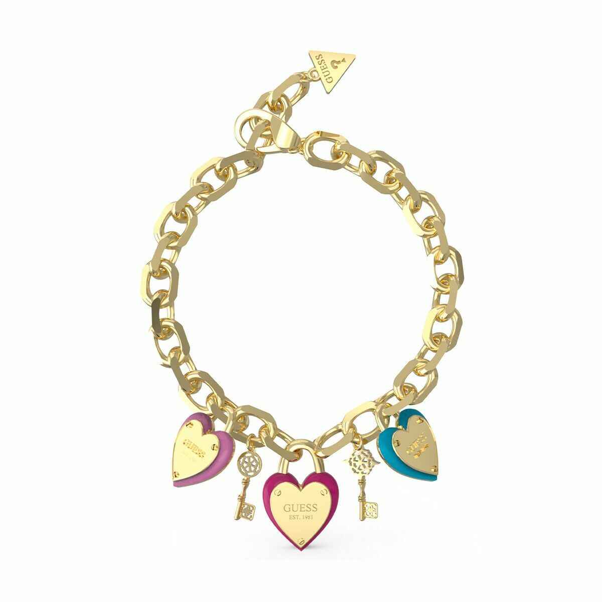Ladies' Bracelet Guess JUBB04202JWYGMCS 22 cm