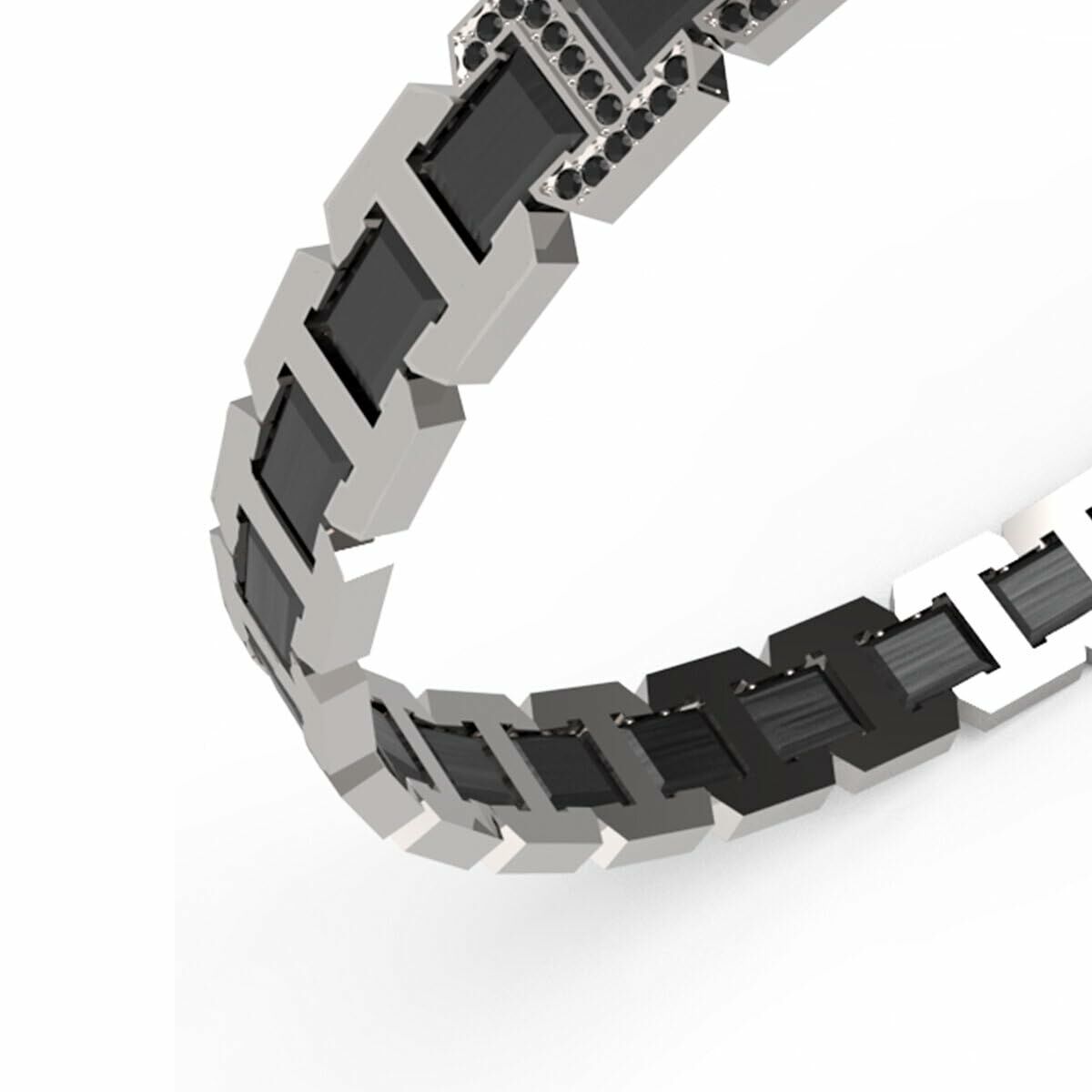 Men's Bracelet Guess JUMB04027JWSTBKT-U