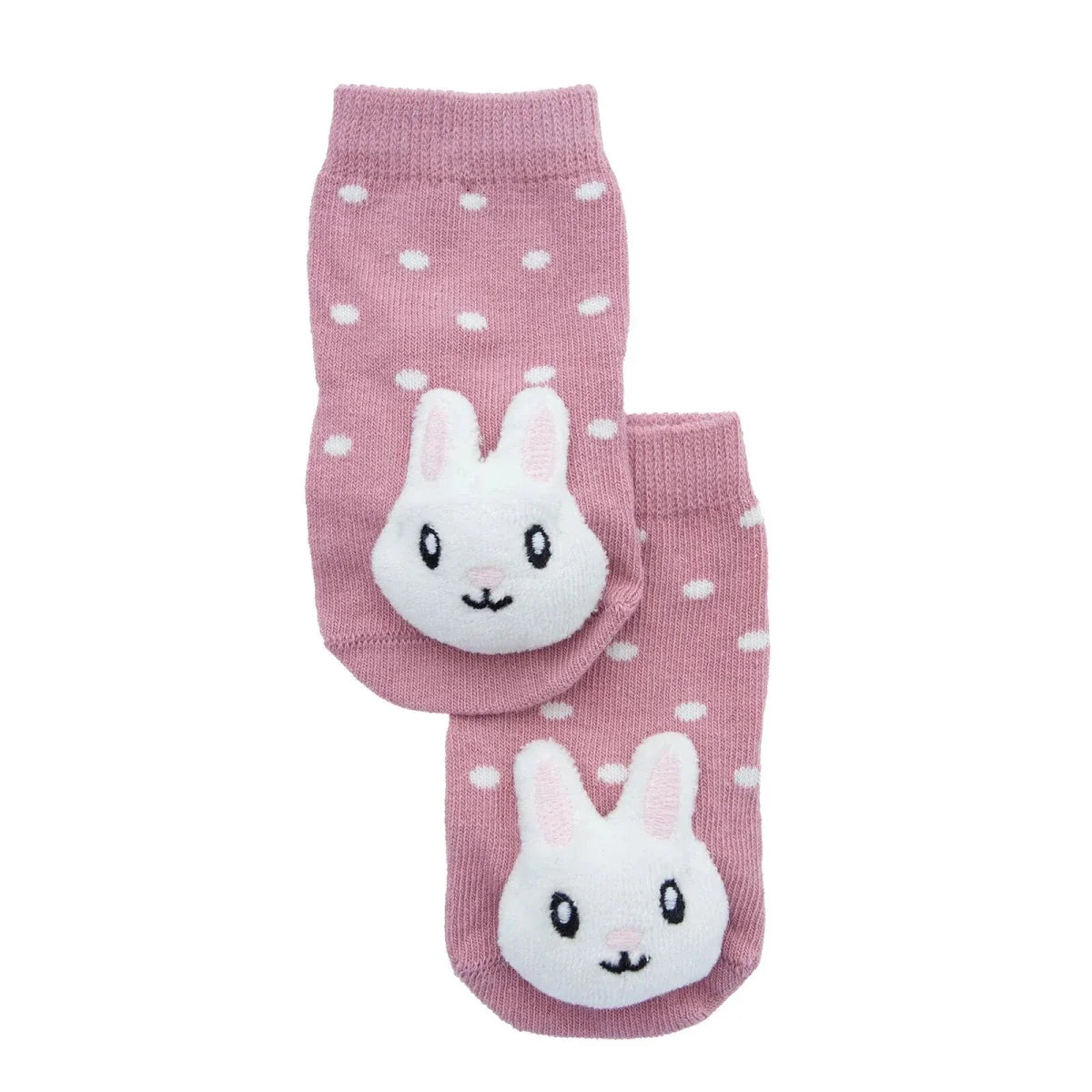 HelloBaby Bunny Print Novelty Baby Socks (Newborn to 12 Months)