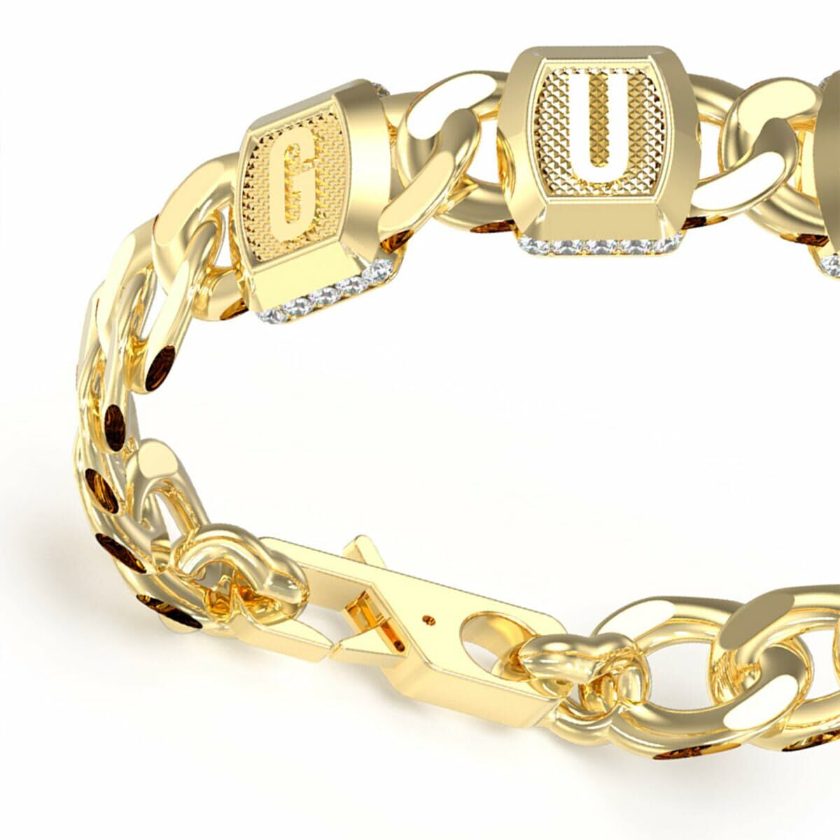 Ladies' Bracelet Guess JUMB05012JWYGS Golden