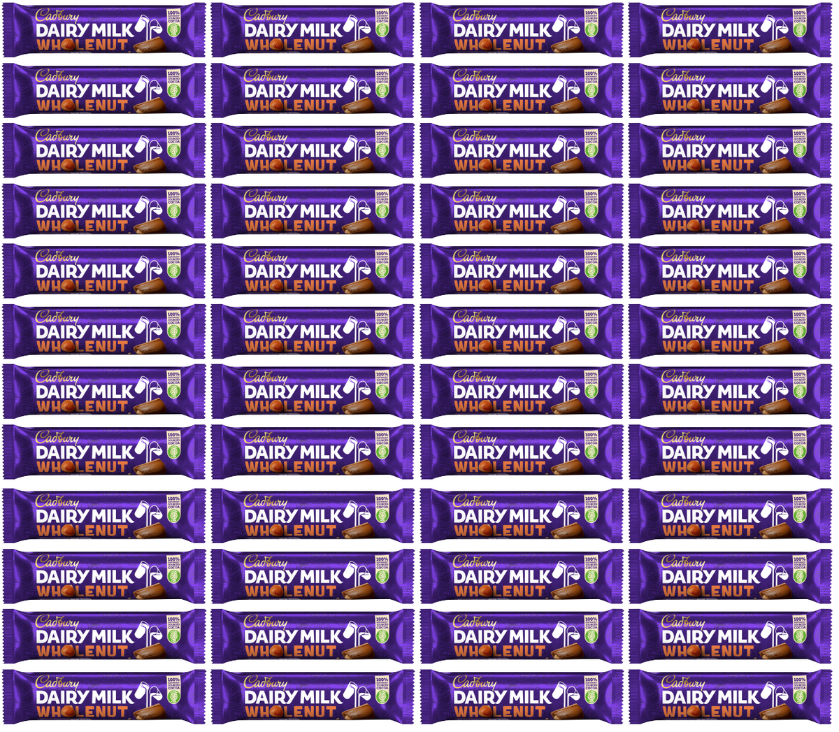 48 x Cadbury Wholenut Std 45G