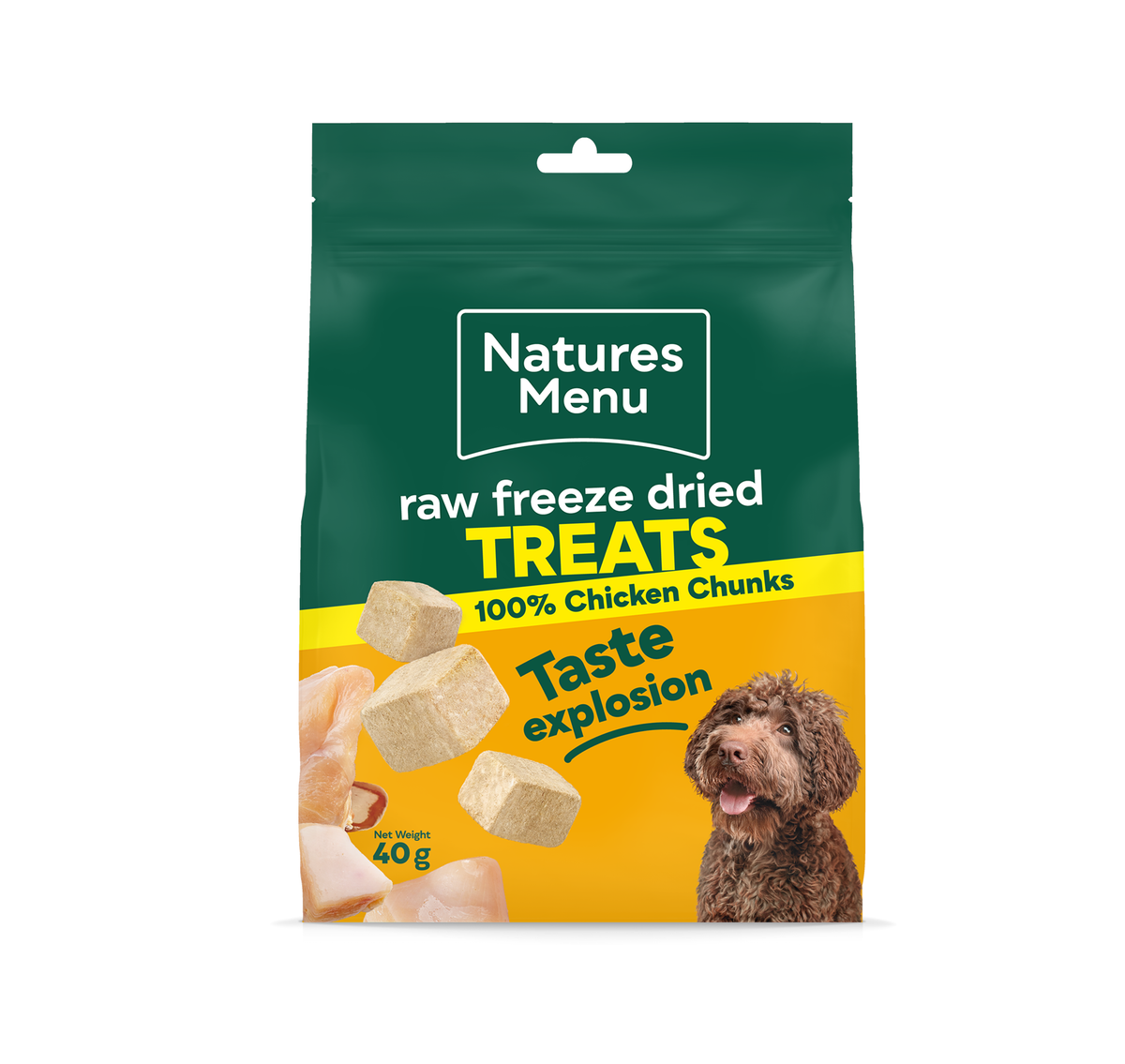 Natures Menu Freeze Dried Chicken Chunks 40g - Case of 7