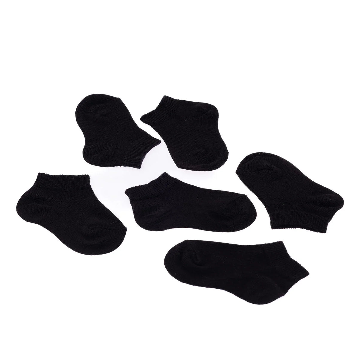 HelloBaby 3 Pack Plain Ankle Baby Socks (Newborn to 4-5 Years)
