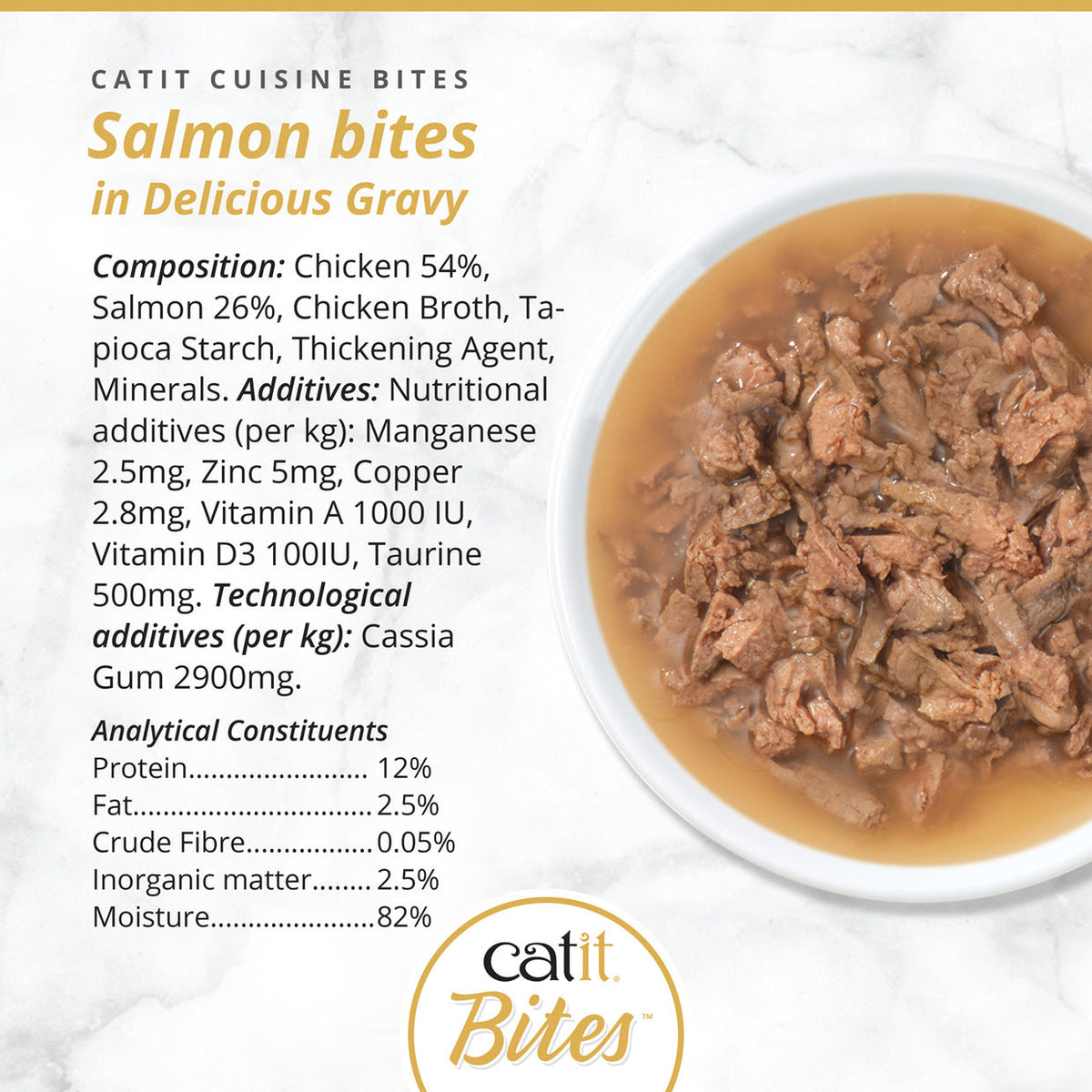 Catit Bites Salmon 75g - Case of 12