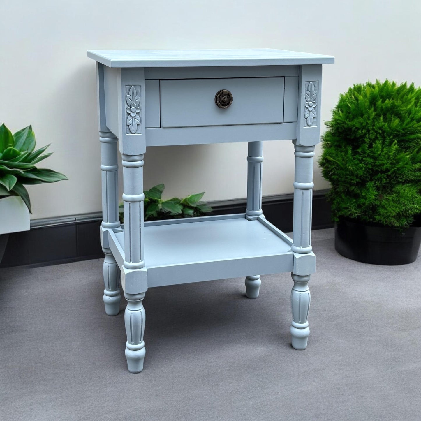 65CM 1 DRAWER SIDE TABLE