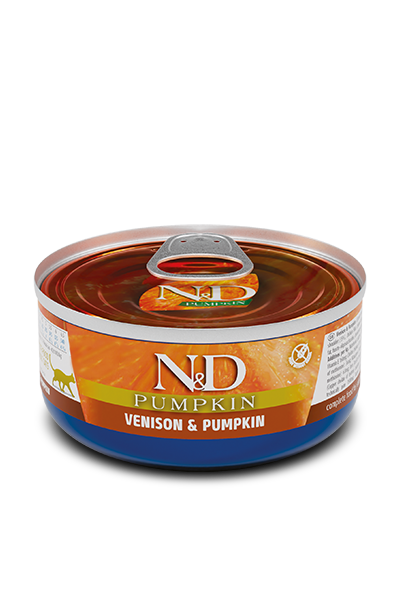 N and D Cat Venison/Pumpkin 70g - Case of 24