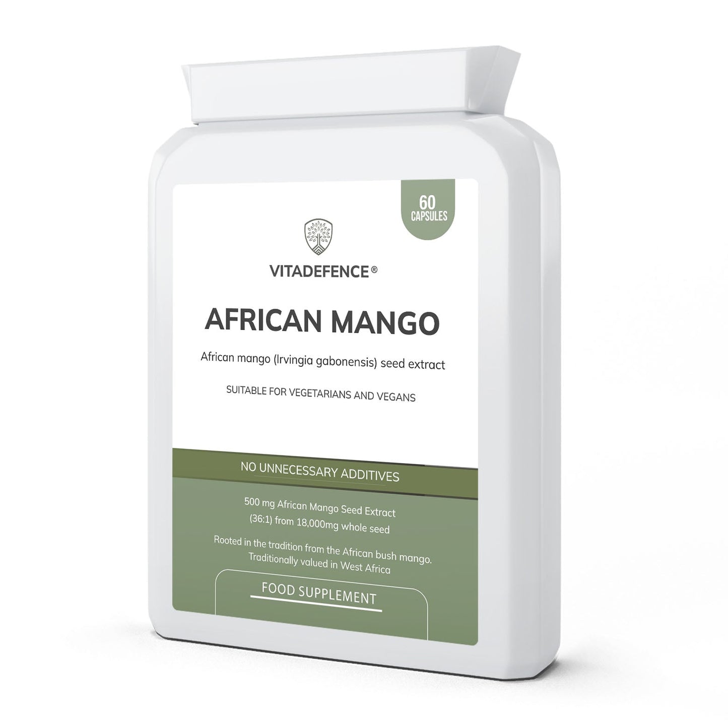 African Mango Capsules 2-Pack — 120 Vegan Capsules