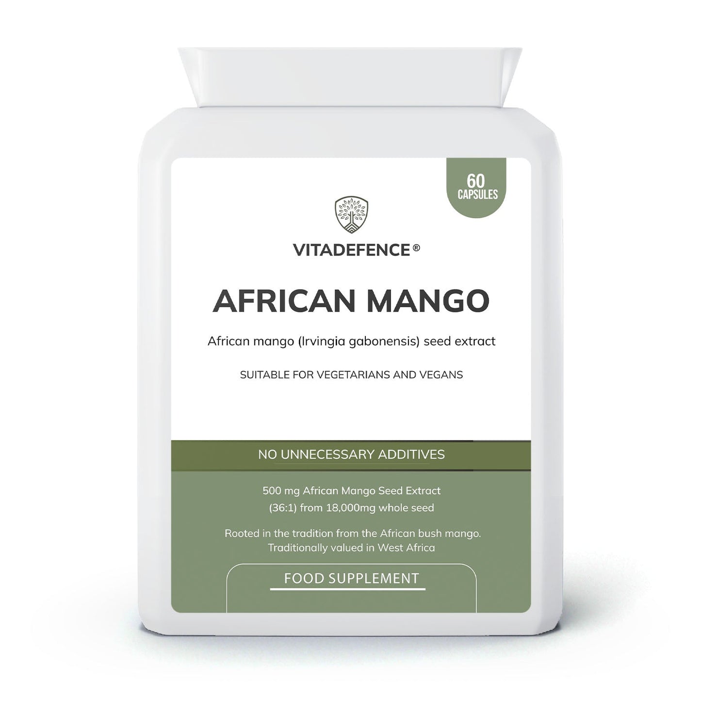 African Mango Capsules 2-Pack — 120 Vegan Capsules