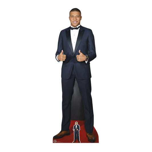 CS788 Kylian Mbappé Thumbs Up Footballer World Cup 2026 Height 180cm Lifesize Cardboard Cut Out With Mini